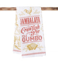 NolaCajun Kitchen Towel Jambalaya Crawfish Pie Louisiana Cajun