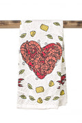 NolaCajun Kitchen Towel Heart Crawfish Louisiana Cajun