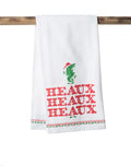 NolaCajun Kitchen Towel Heaux Heaux Heaux Louisiana Christmas Humor New Orleans