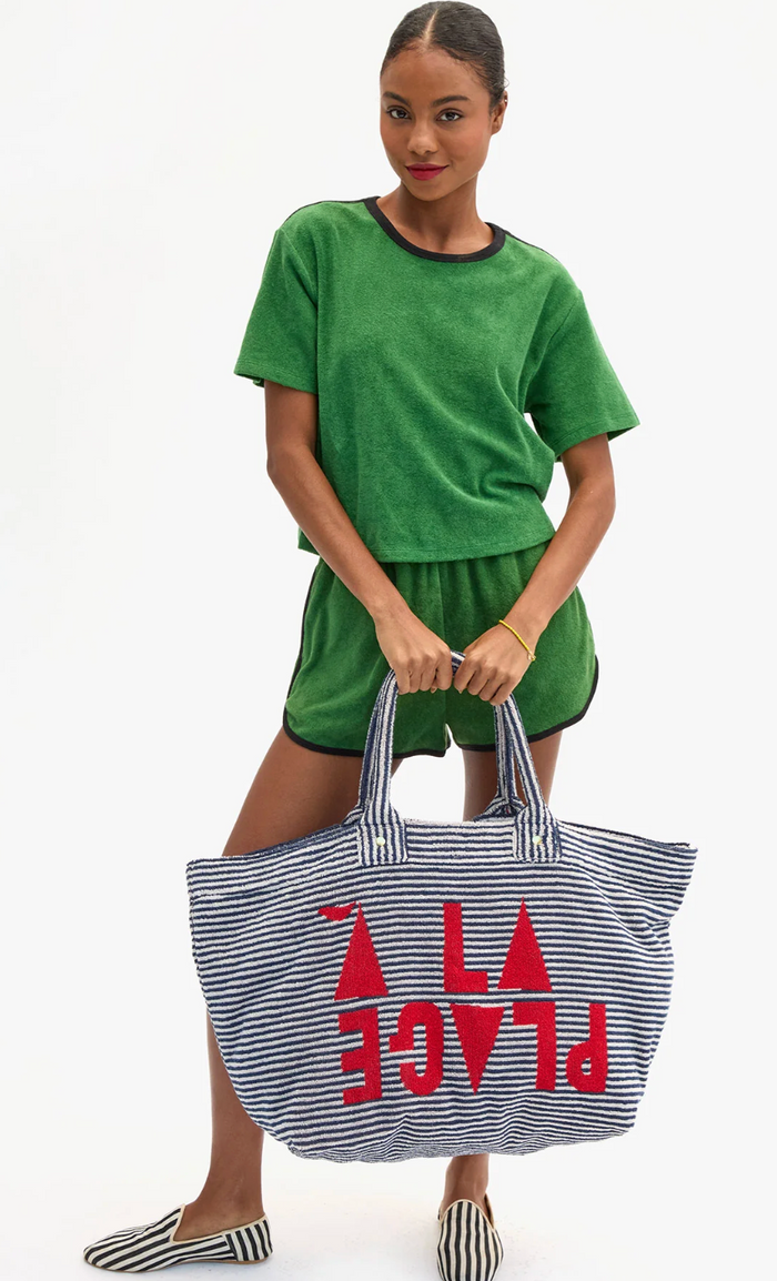 La Plage Tote - Terry Stripe A La Plage