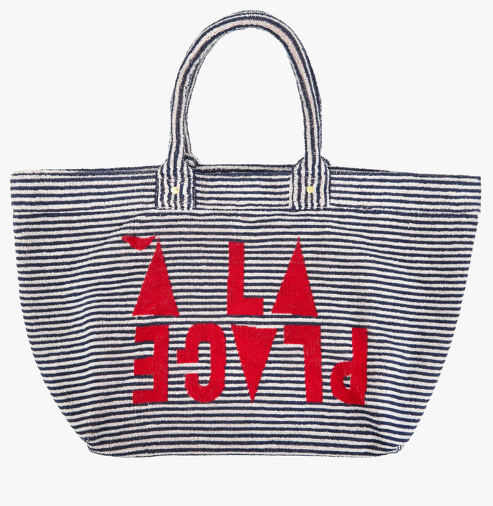 La Plage Tote - Terry Stripe A La Plage