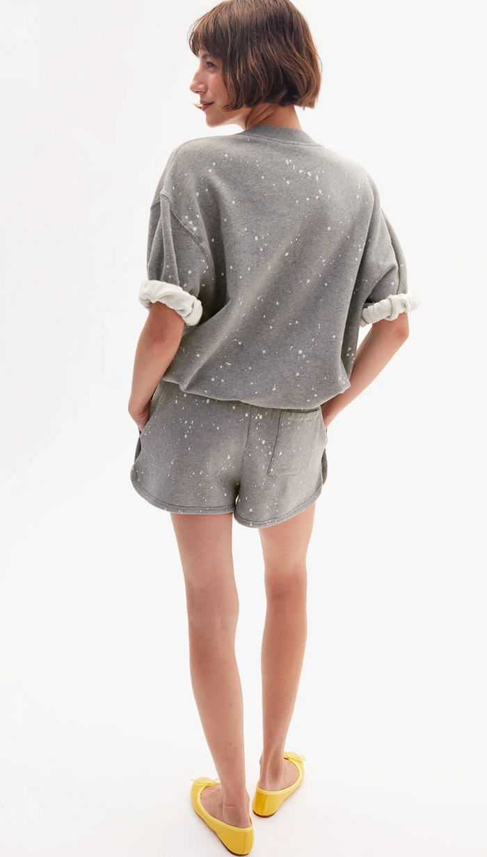 LE JOGGING SHORT IN SPLATTER