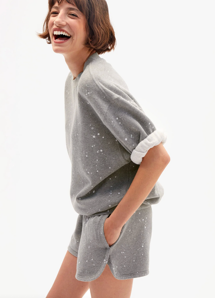 LE JOGGING SHORT IN SPLATTER