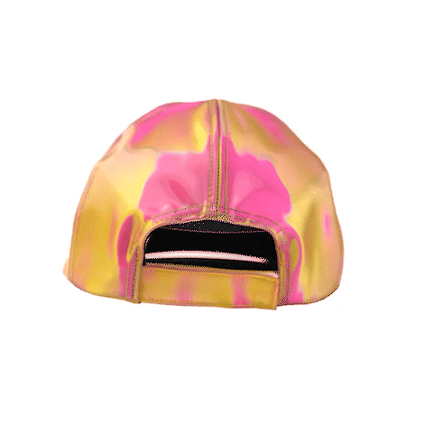 Lenticular Snapback - Pink & Yellow