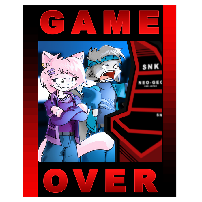 Leo & Aeris Arcade Time - Poster Print