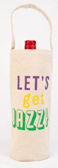 NolaCajun Lets Get Jazzy Wine Bag Louisiana New Orleans Jazz Gift Bag