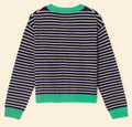 LILLIAN CARDIGAN IN NAVY STRIPE