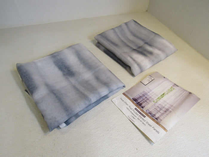 Linentalks-Curtains-Faux-Lined-Rod-Pocket-Printed-Sheer-Panels-52in-x-95in-Maya-114 2