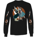 Long Sleeve Shirt - Andrealphus & Stella Halloween Slasher w/Printed Sleeves *LIMITED STOCK*