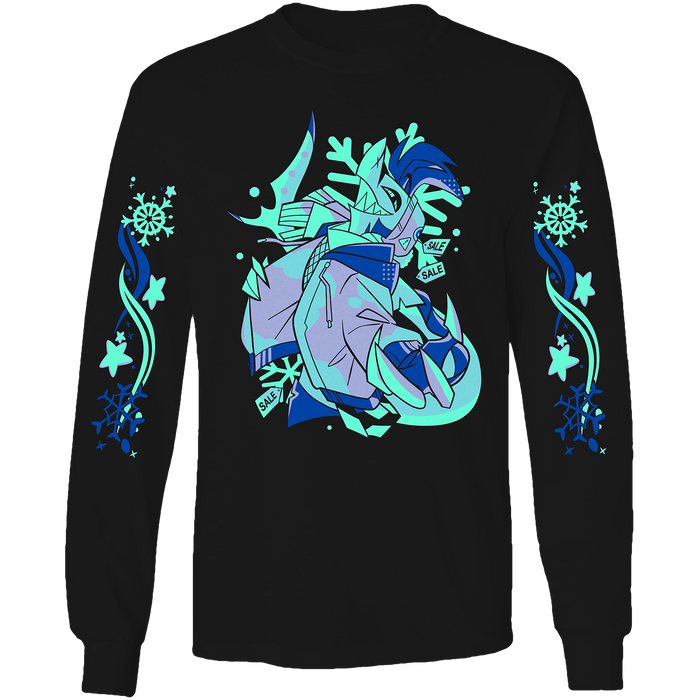 Long Sleeve Shirt - Chaz - Cozy Winter w/Printed Sleeves *LAST ONE*