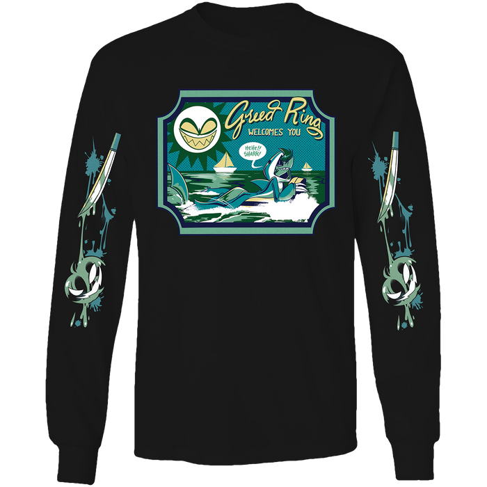 Long Sleeve Shirt - Chaz Halloween Slasher w/Printed Sleeves *LIMITED STOCK*