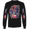 Long Sleeve Shirt - Glitz & Glam Halloween Slasher w/Printed Sleeves *LIMITED STOCK*