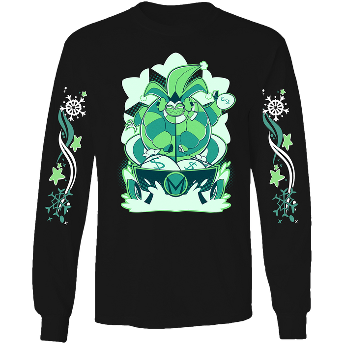 Long Sleeve Shirt - Mammon - Cozy Winter w/Printed Sleeves *LIMITED STOCK*