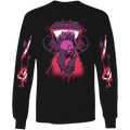 Long Sleeve Shirt - Octavia Halloween Slasher  w/Printed Sleeves *LIMITED STOCK*