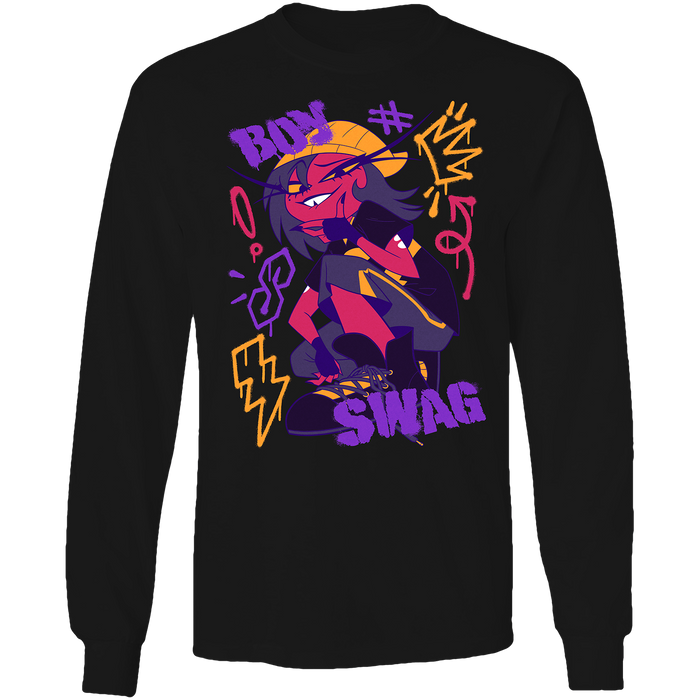 Long Sleeve Shirt - Unhappy Campers - Boy Swag *LAST ONE*