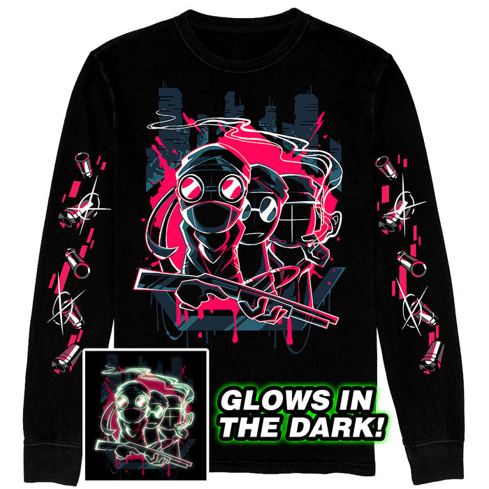 Long Sleeve T-Shirt - Madness Lineup - GLOWS IN THE DARK *PRE-ORDER*