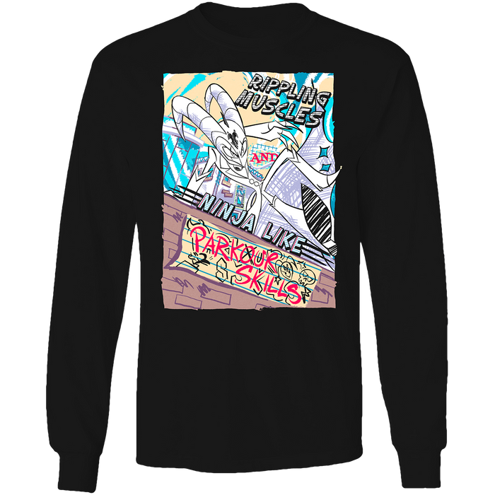 Long Sleeve T-shirt - Rippling Muscles *LIMITED STOCK*