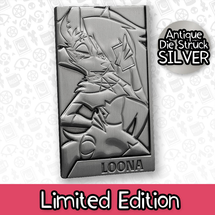 Loona Silver Plated Metal Collectible Card *CLEARANCE*