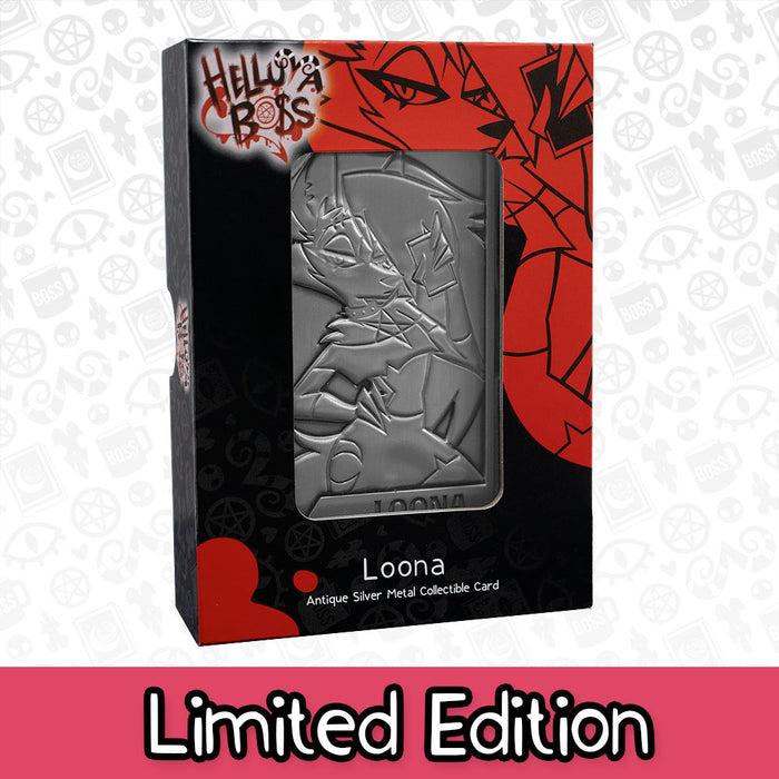 Loona Silver Plated Metal Collectible Card *CLEARANCE*
