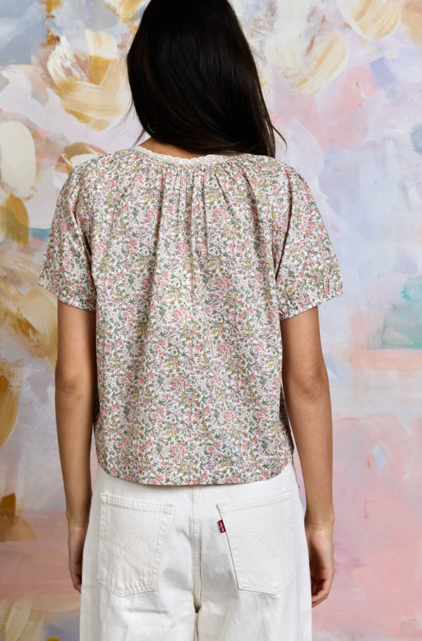 LORI TOP IN NAZANIN LIBERTY PRINT