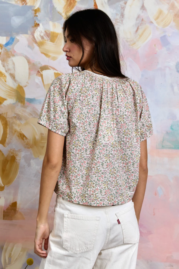 LORI TOP IN NAZANIN LIBERTY PRINT