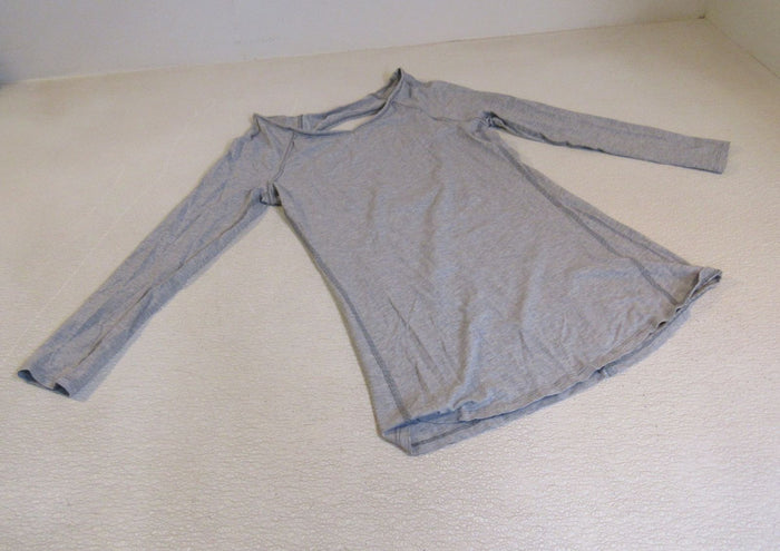 Lululemon-Athletic-Long-Sleeve-T-Shirt-Gray-Open-Back-Luon-Female-Size-6-554 1