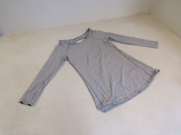 Lululemon-Athletic-Long-Sleeve-T-Shirt-Gray-Open-Back-Luon-Female-Size-6-554 2