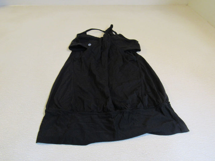 Lululemon-Athletic-Tank-Top-Black-Built-in-Sports-Bra-Female-Size-6-544 4