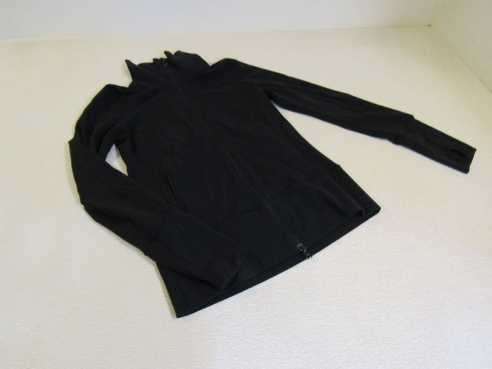 Lululemon-Athletic-Zip-Up-Sweatshirt-Black-Luon-Female-Size-6-564 1