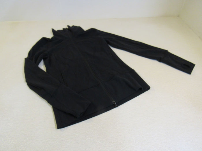 Lululemon-Athletic-Zip-Up-Sweatshirt-Black-Luon-Female-Size-6-564 2