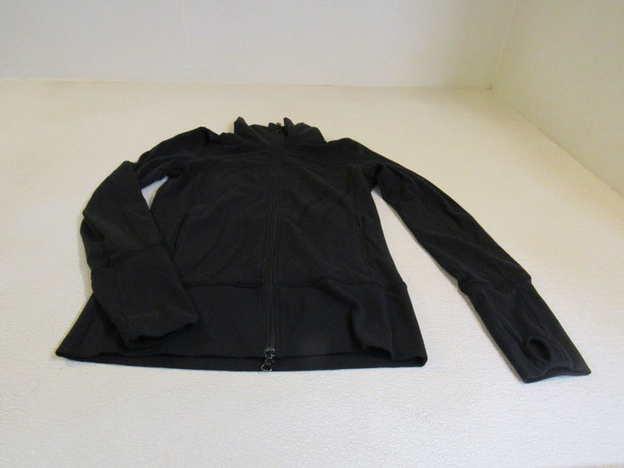 Lululemon-Athletic-Zip-Up-Sweatshirt-Black-Luon-Female-Size-6-564 3