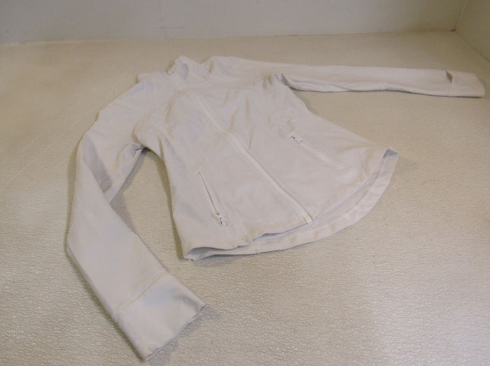 Lululemon-Athletic-Zip-Up-Sweatshirt-Off-White-Luon-Female-Size-8-580 2