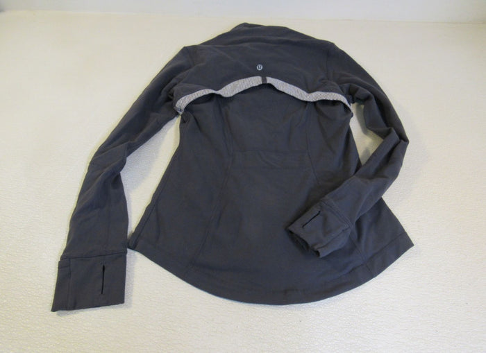 Lululemon-Full-Zip-Sweatshirt-Dark-Gray-Female-Adult-Size-8-330 4