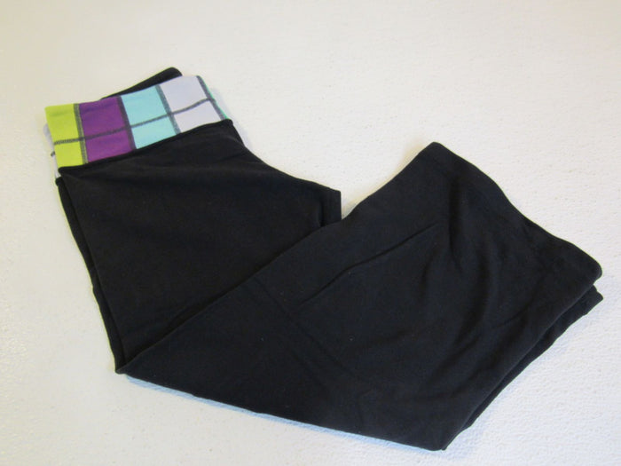Lululemon-Leggings-Groove-Crop-Pant-Reversible-Size-6-Black-Luon-Female-206 2