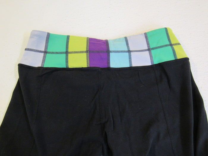 Lululemon-Leggings-Groove-Crop-Pant-Reversible-Size-6-Black-Luon-Female-200 5