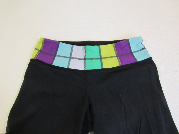 Lululemon-Leggings-Groove-Crop-Pant-Reversible-Size-6-Black-Luon-Female-206 6