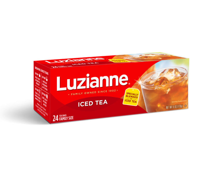 NolaCajun Luzianne Tea Original Louisiana classic sweet iced tea bag box