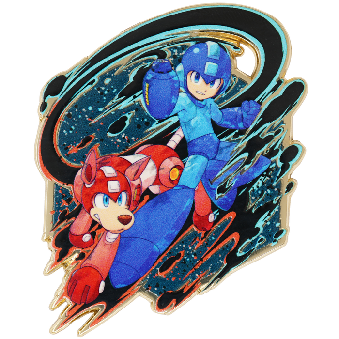 LVLUP 2026 Exclusive - Painterly Series: Megaman & Rush Pin - Limited Edition Pin