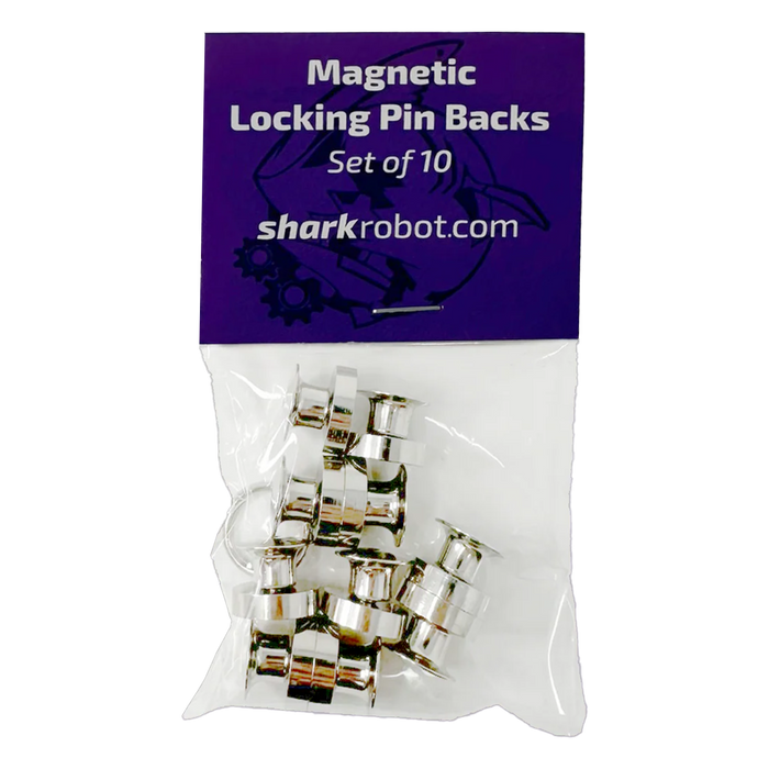 Magnetic Locking Pin Back - Set of 10