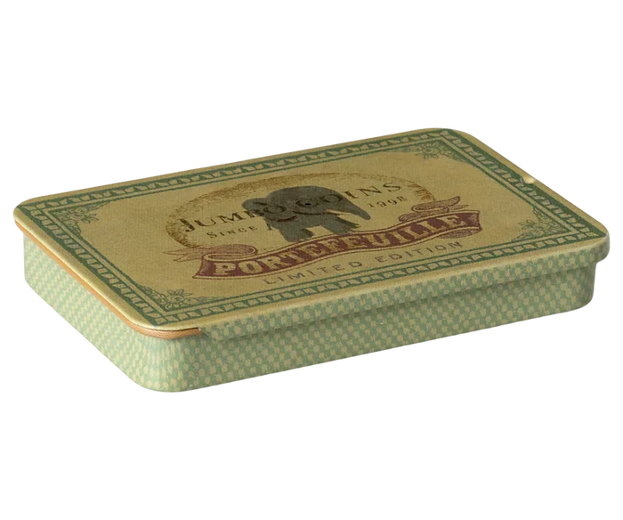 Maileg Metal Box with Sliding Lid,Jumbo Coins