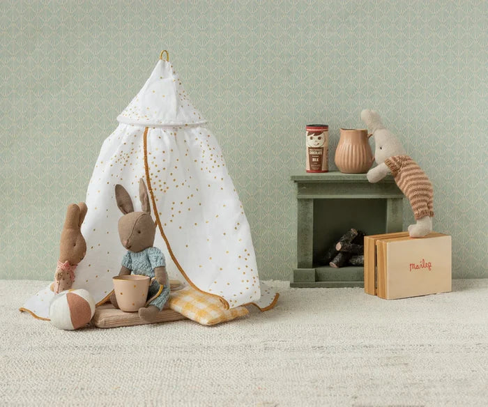 Maileg Miniature Bed Canopy - Off White