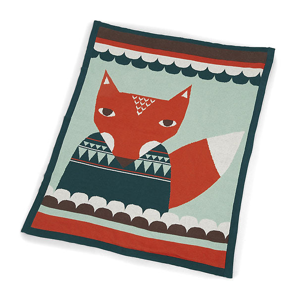 Mamas & Papas Knitted Blanket - Donna Wilson Print Small Product