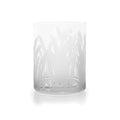 NolaCajun Marshlands Double Old Fashion Etched Glass Set of 2 Louisiana bayou scene whiskey glass