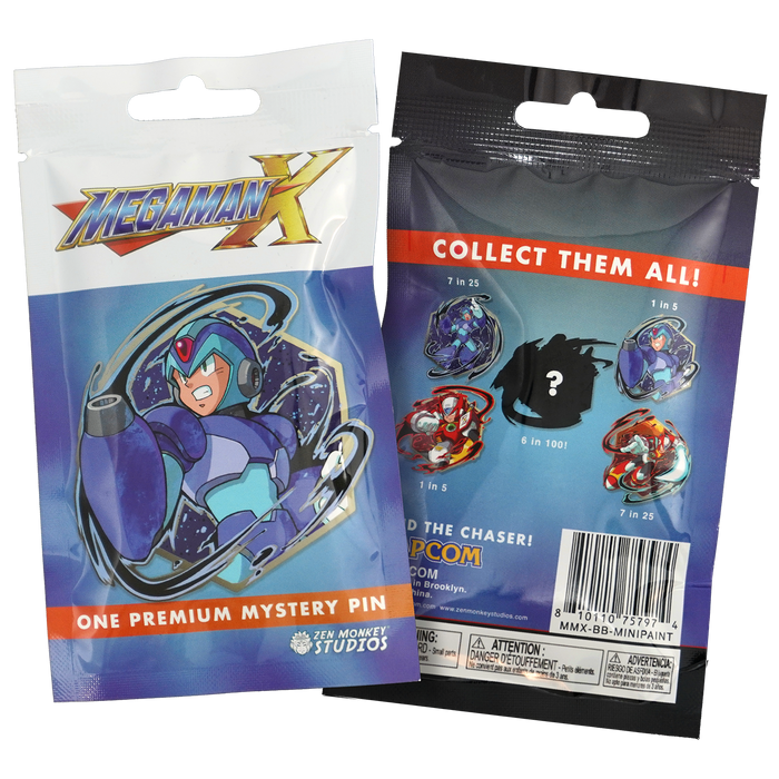 Mega Man X - Mini Painterly Blind Bag Pin Series