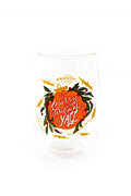 NolaCajun Merry Christmas Yall Stemless Wine Glass Louisiana