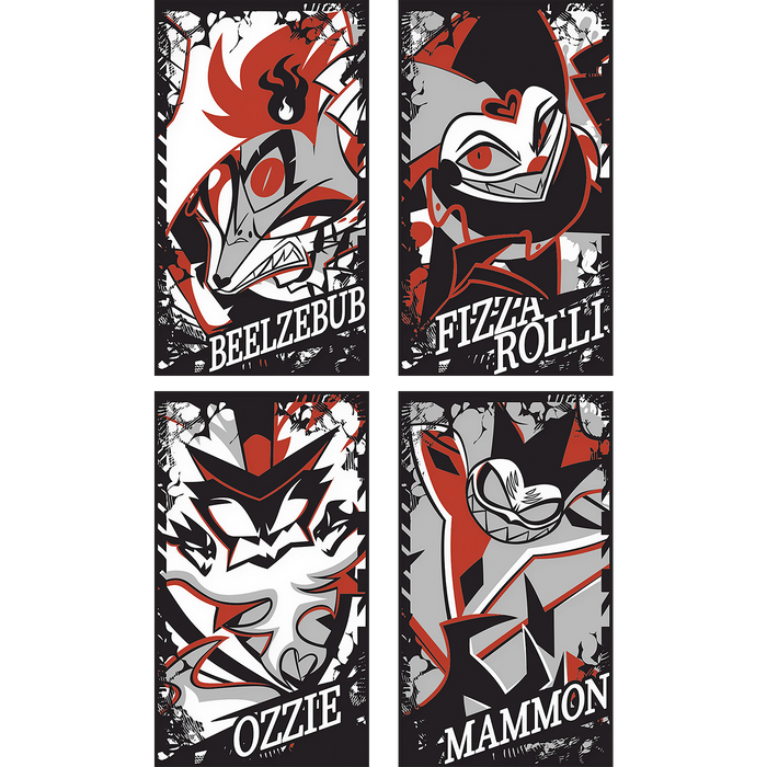 Metal Card Set Demon Series Wave 2 Red Variant *CLEARANCE*