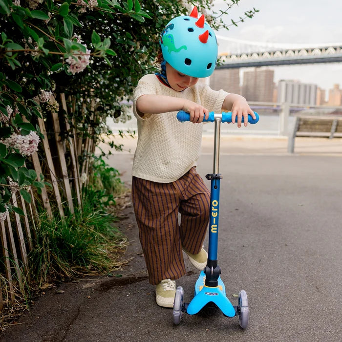 Micro Kickboard Mini LED Foldable Scooter
