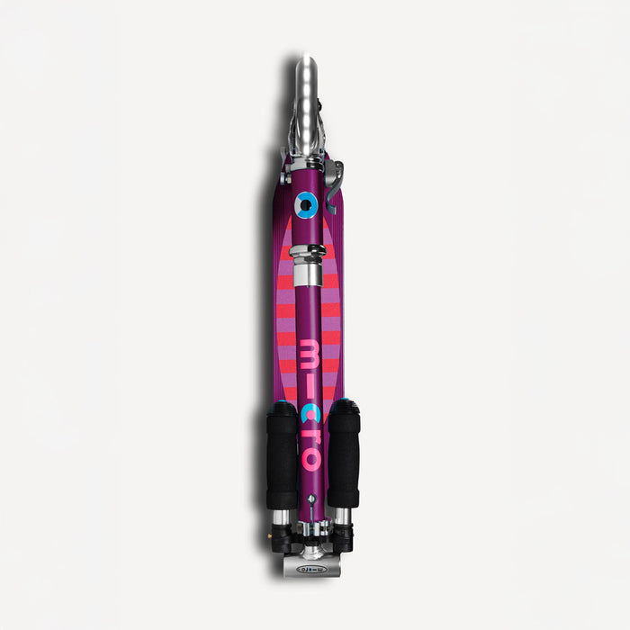 Micro Kickboard Sprite LED Scooter - Purple-Stripe