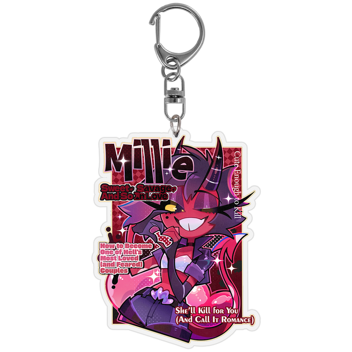 Millie - Key To My Heart Keychain *LAST CHANCE*