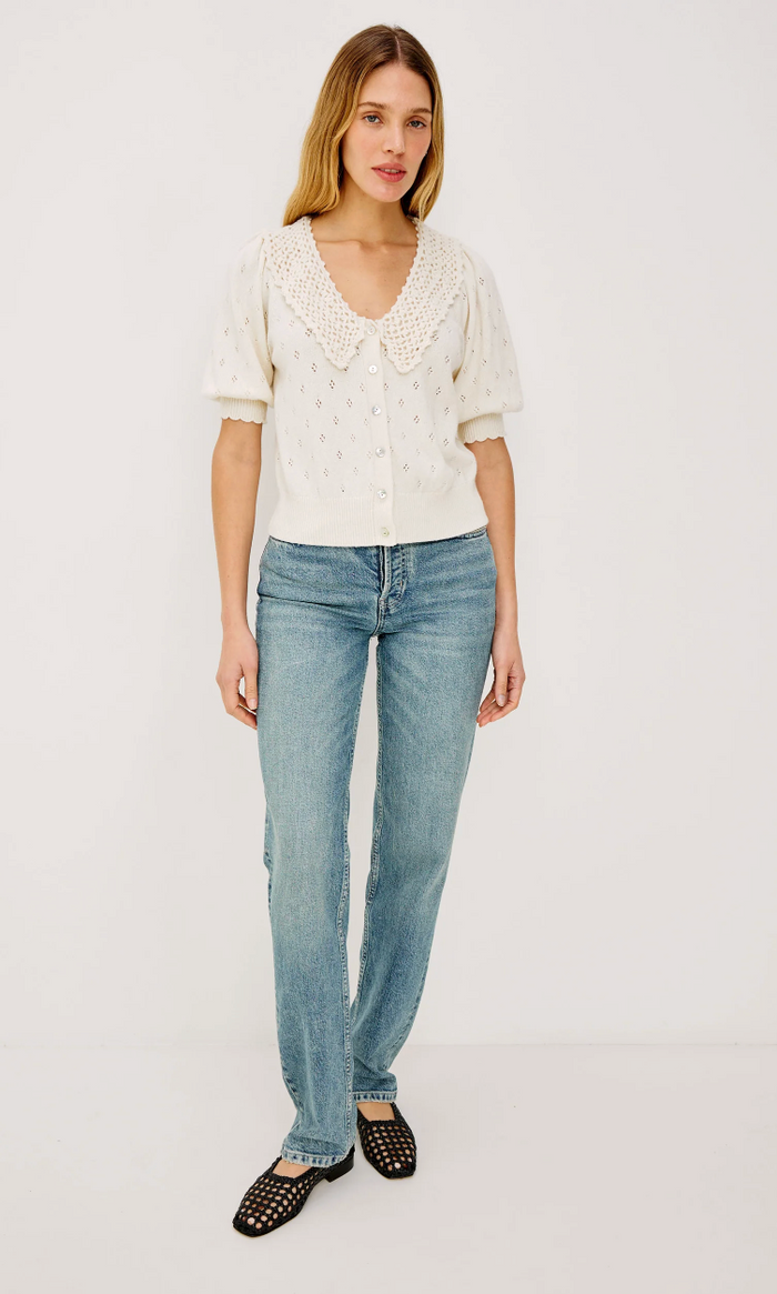 MINDY SWEATER IN IVORY